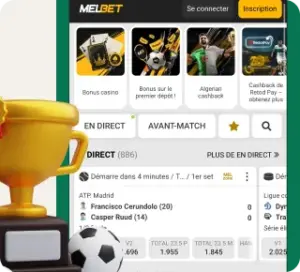 Melbet App et options de paris sur mobile Algérie